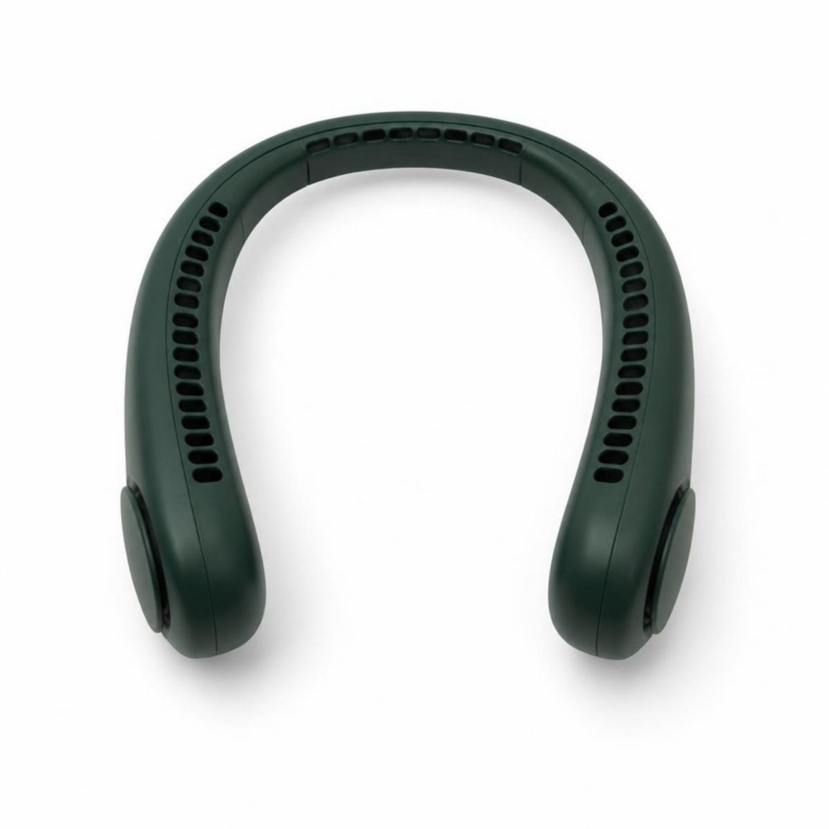 Dark green bladeless neck fan