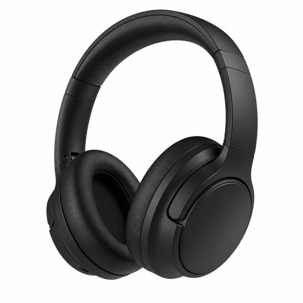 Black over-ear wireless headphones