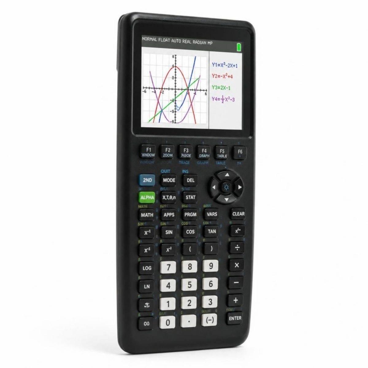 Black color screen graphing calculator
